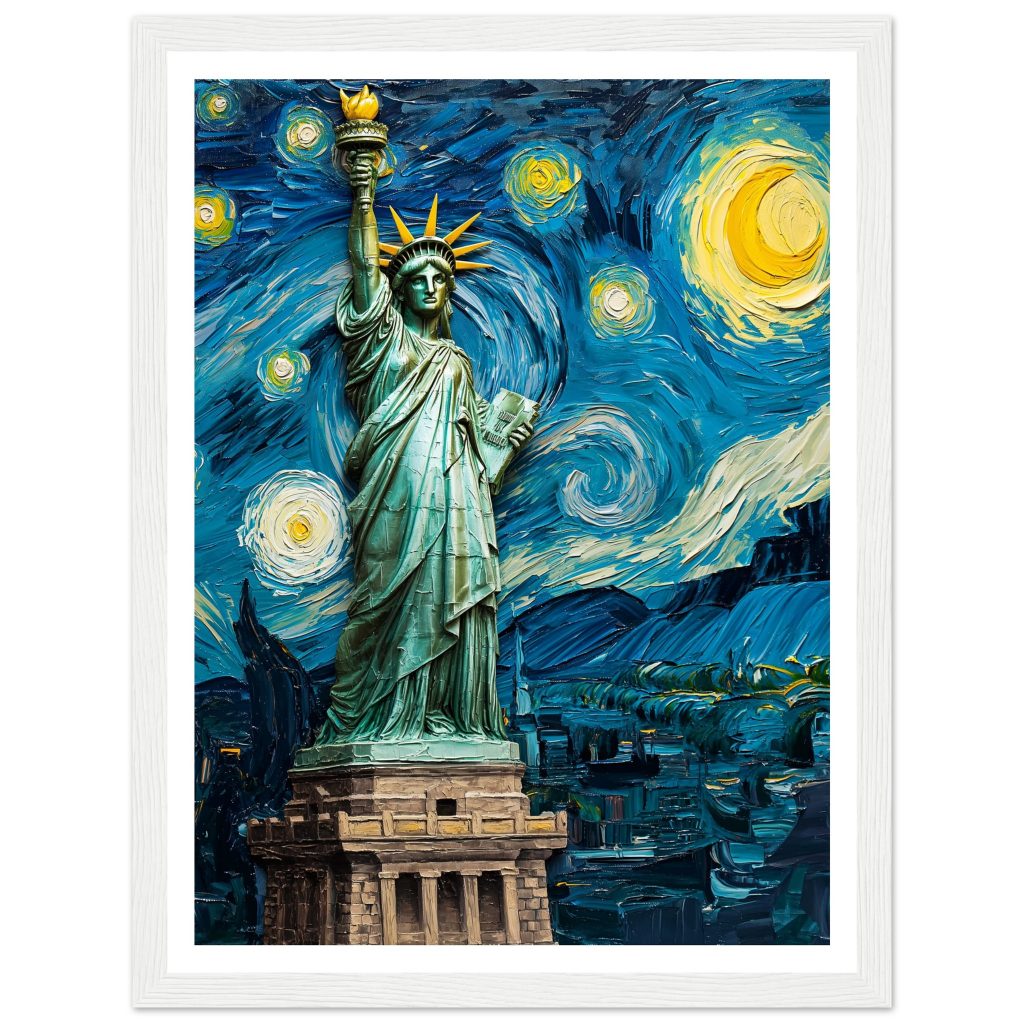 The Statue of Liberty - Vincent van Gogh - Poster