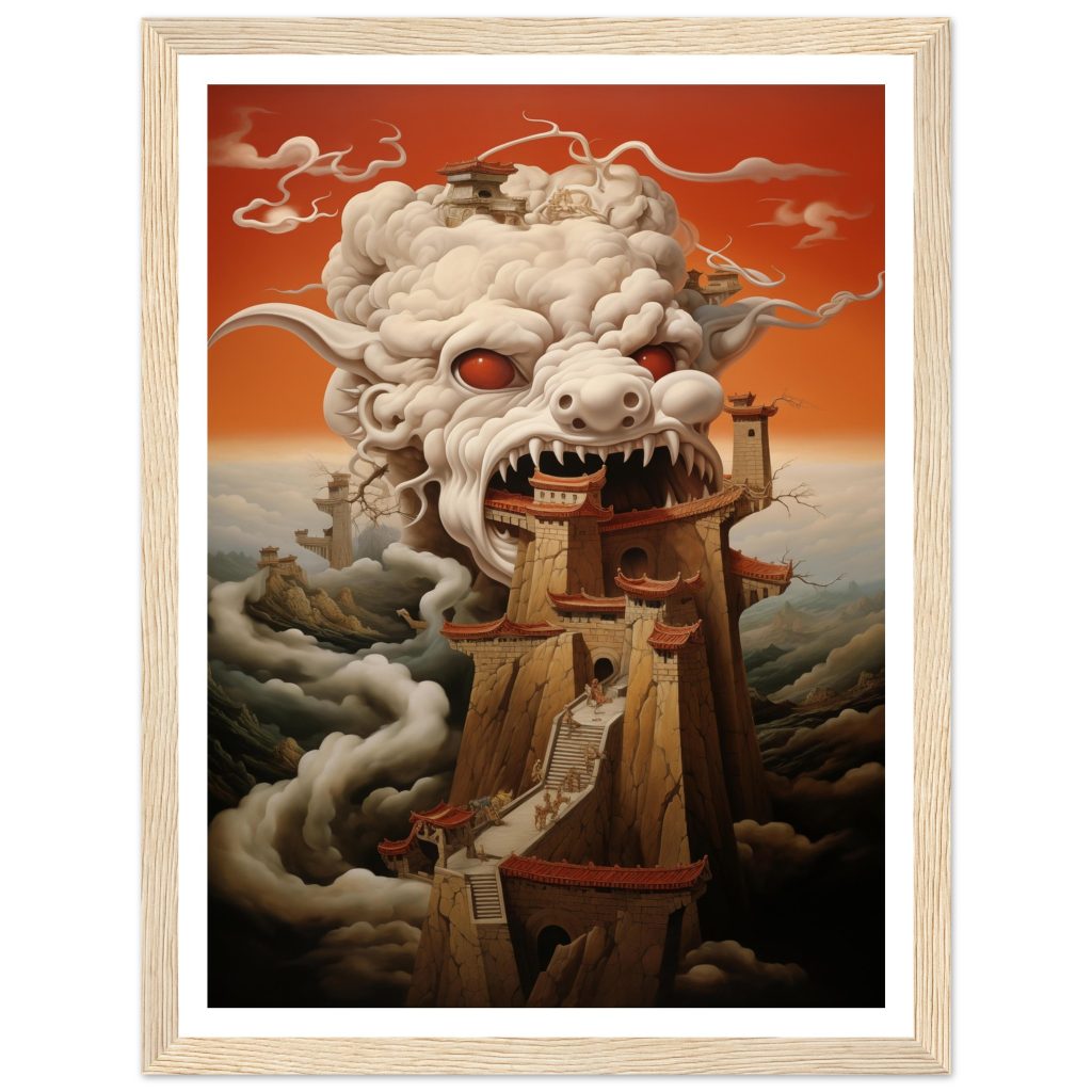 The Great Wall of China - Salvador Dali - Poster