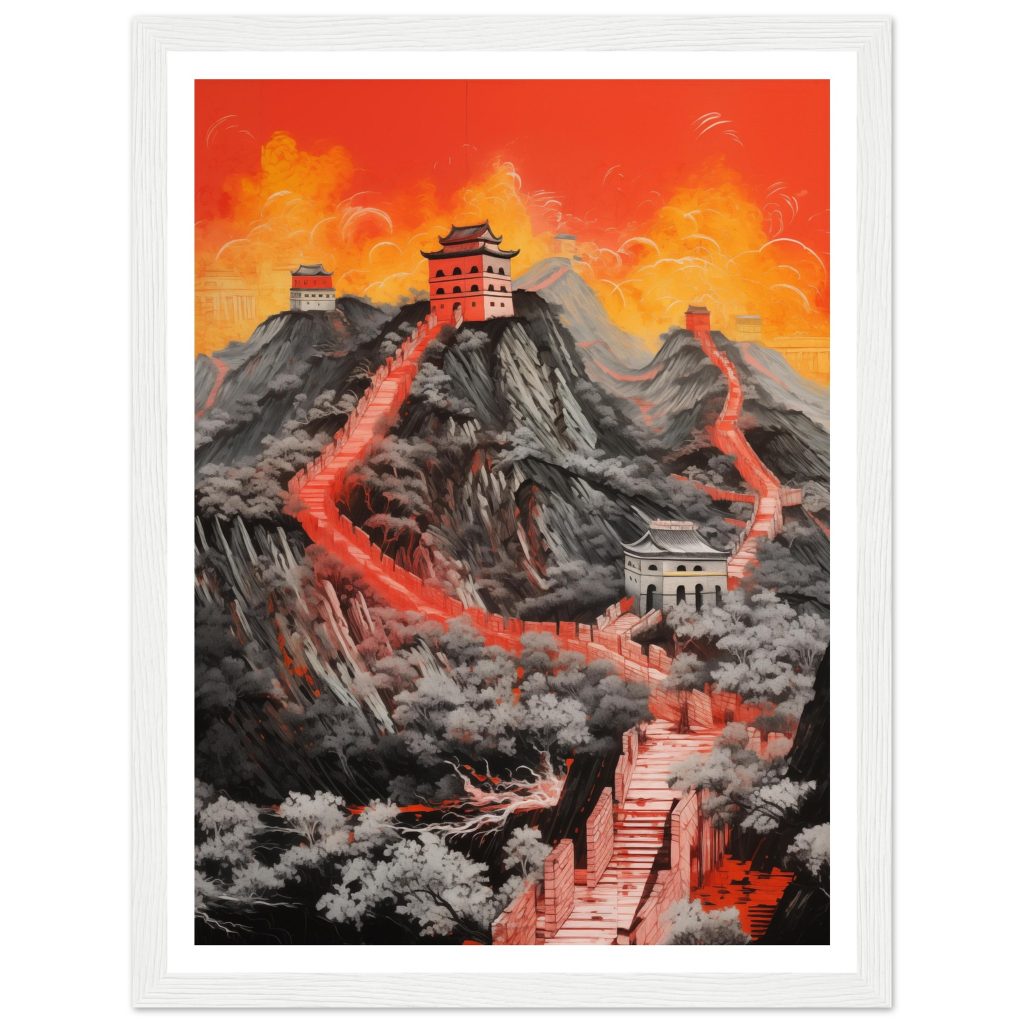 The Great Wall of China - Andy Warhol - Poster