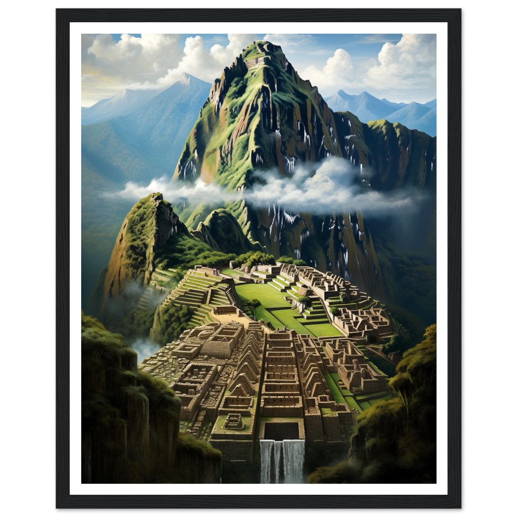 Machu Picchu - Leonardo da Vinci - Poster