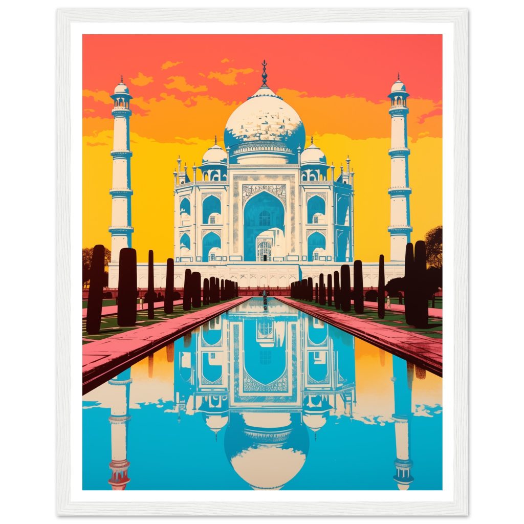 The Taj Mahal - Andy Warhol - Poster