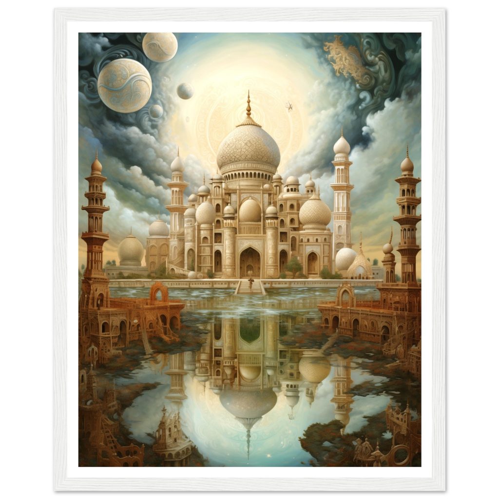 The Taj Mahal - Leonardo da Vinci - Poster