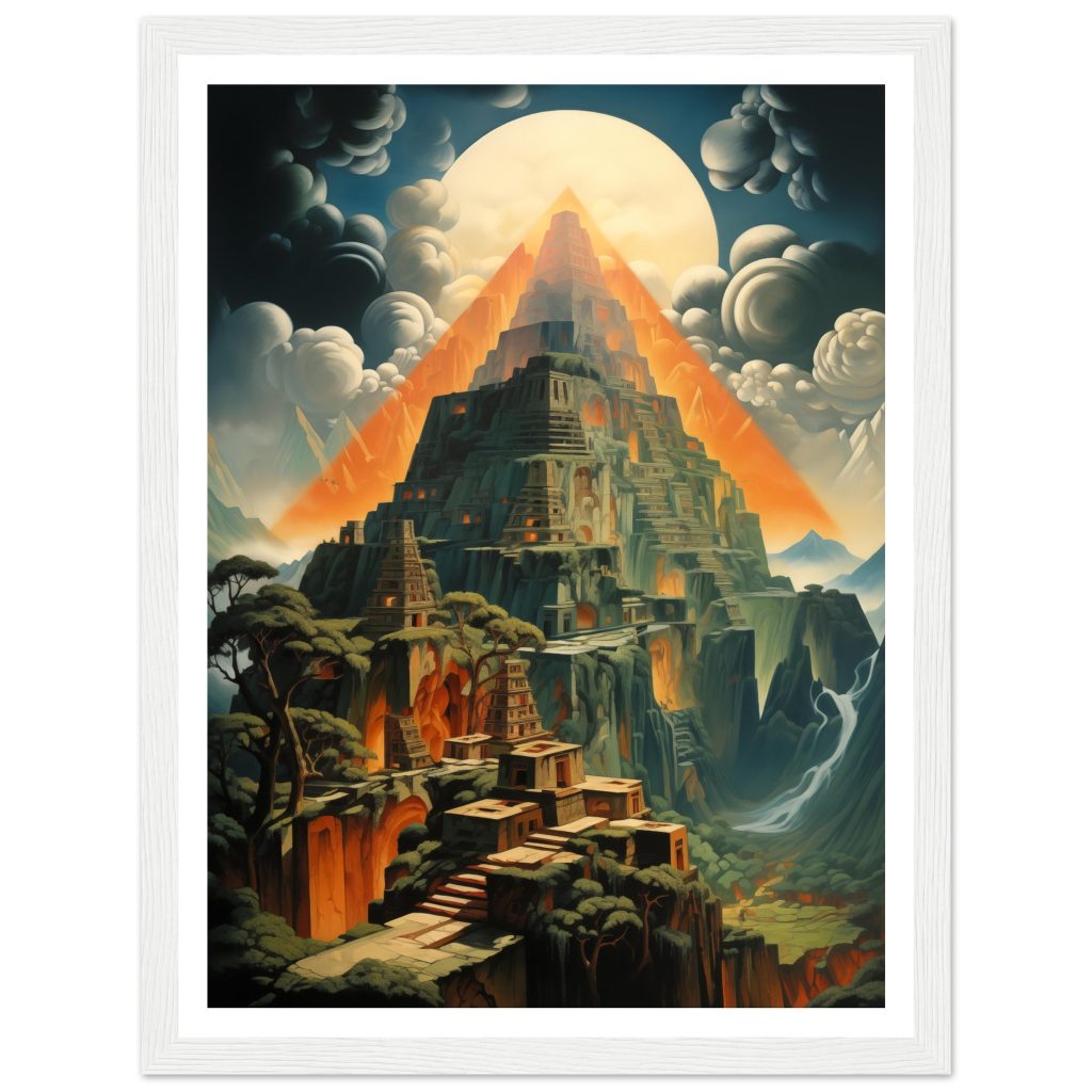 Machu Picchu - Salvador Dali - Poster