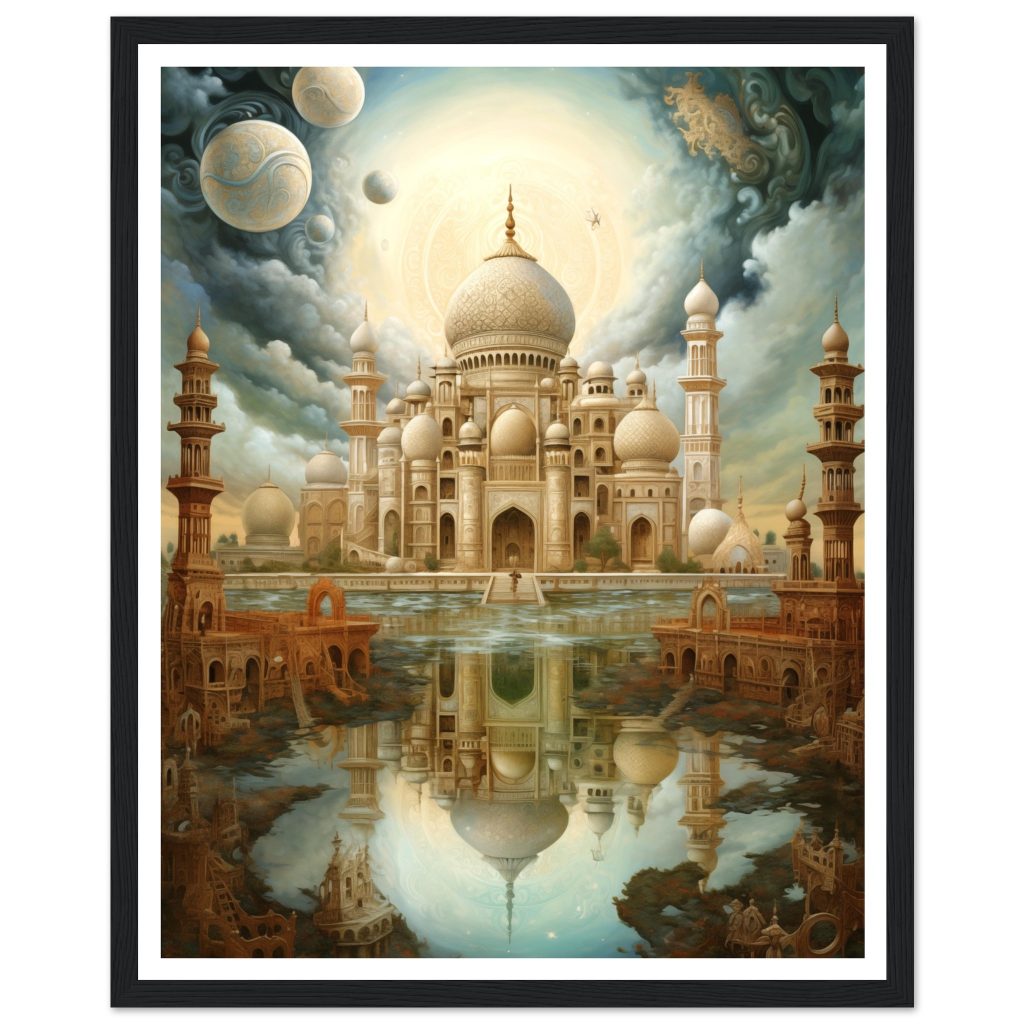 The Taj Mahal - Leonardo da Vinci - Poster
