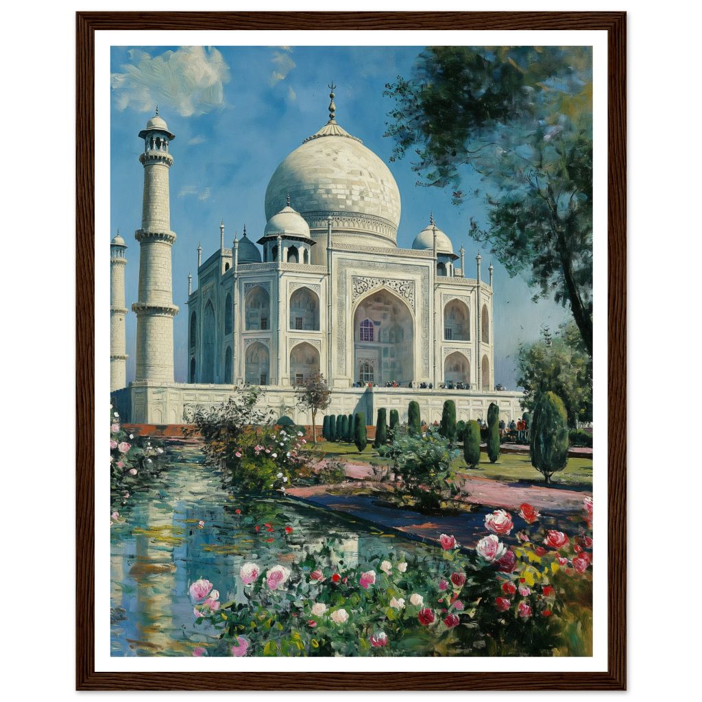 The Taj Mahal - Claude Monet - Poster