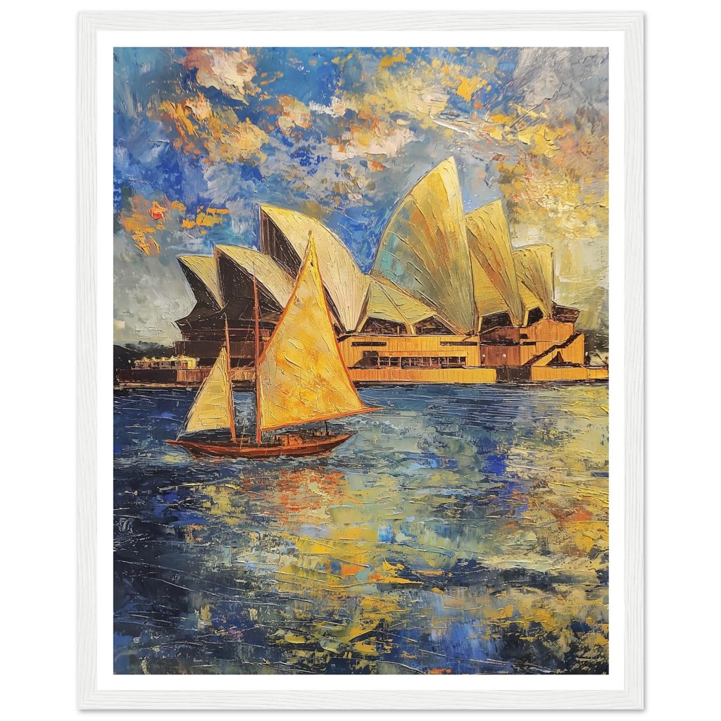Sydney Opera House - Vincent van Gogh - Poster