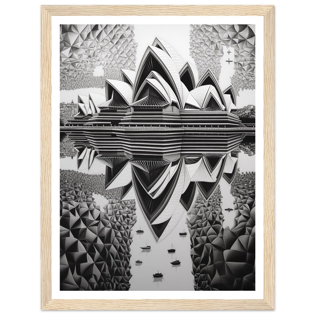 Sydney Opera House - M. C. Escher - Poster