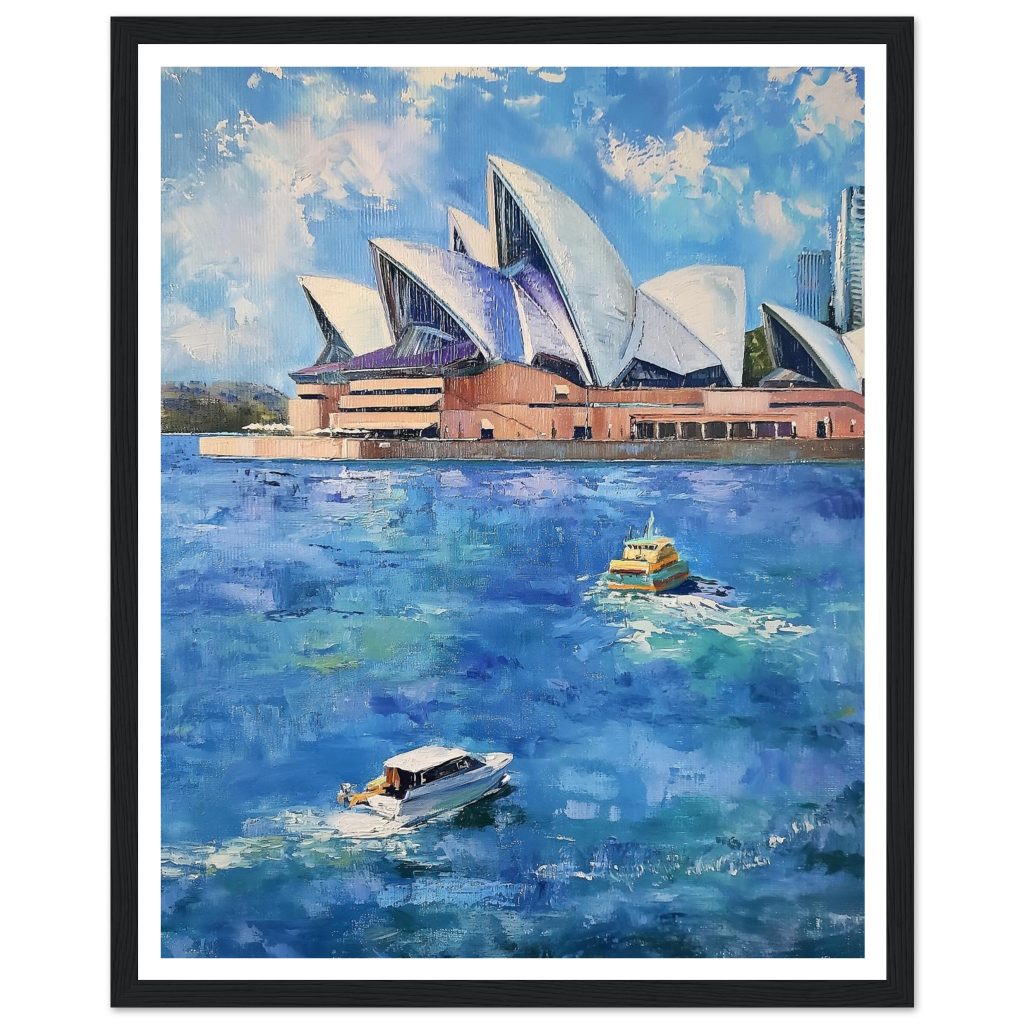 Sydney Opera House - Claude Monet - Poster