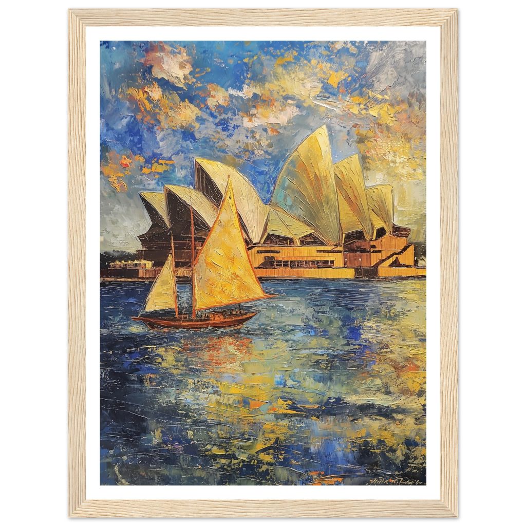 Sydney Opera House - Vincent van Gogh - Poster