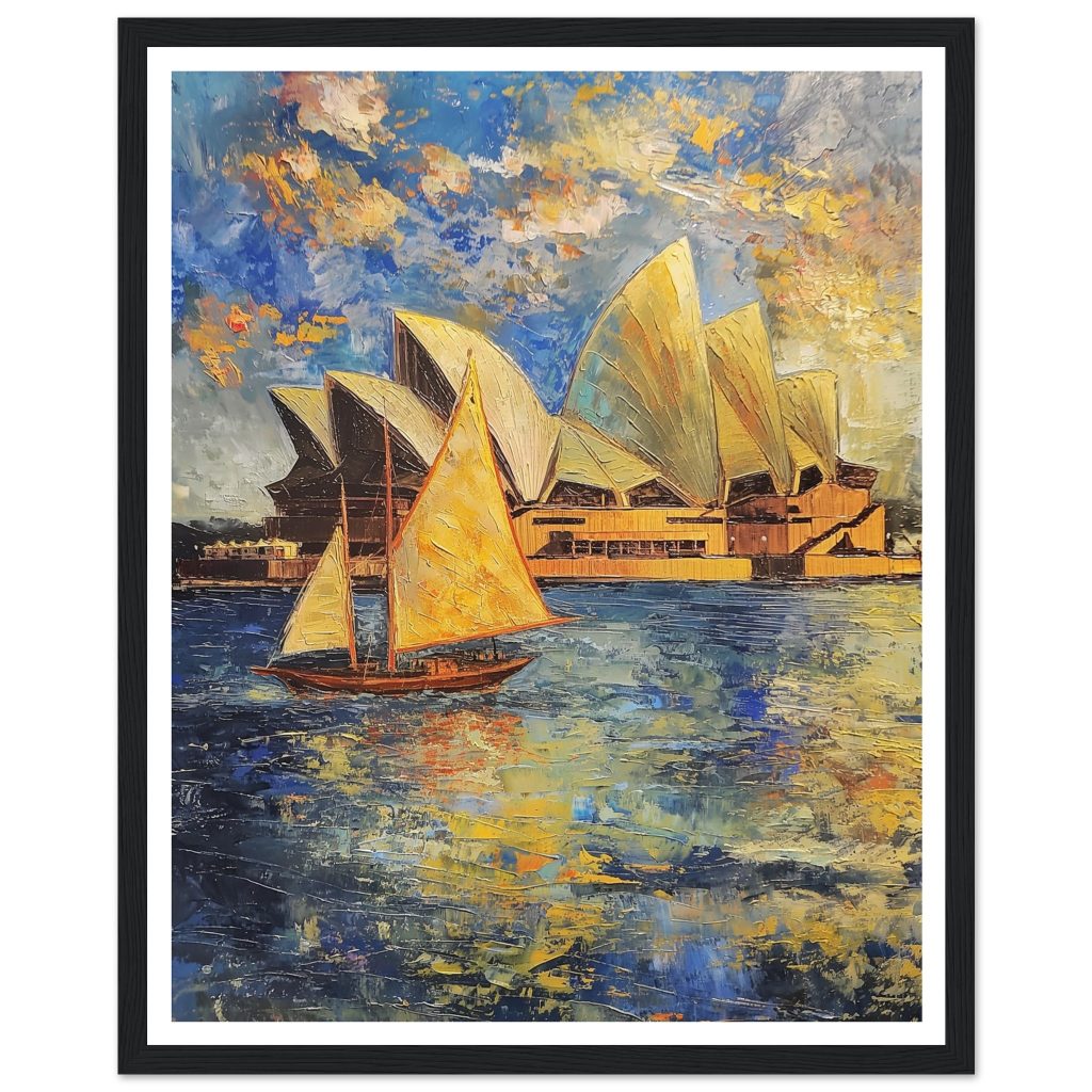 Sydney Opera House - Vincent van Gogh - Poster