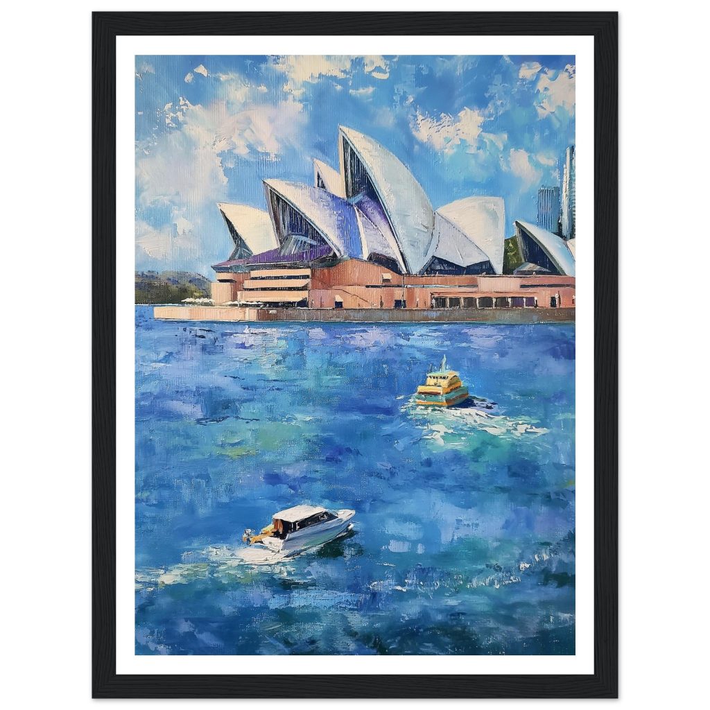 Sydney Opera House - Claude Monet - Poster
