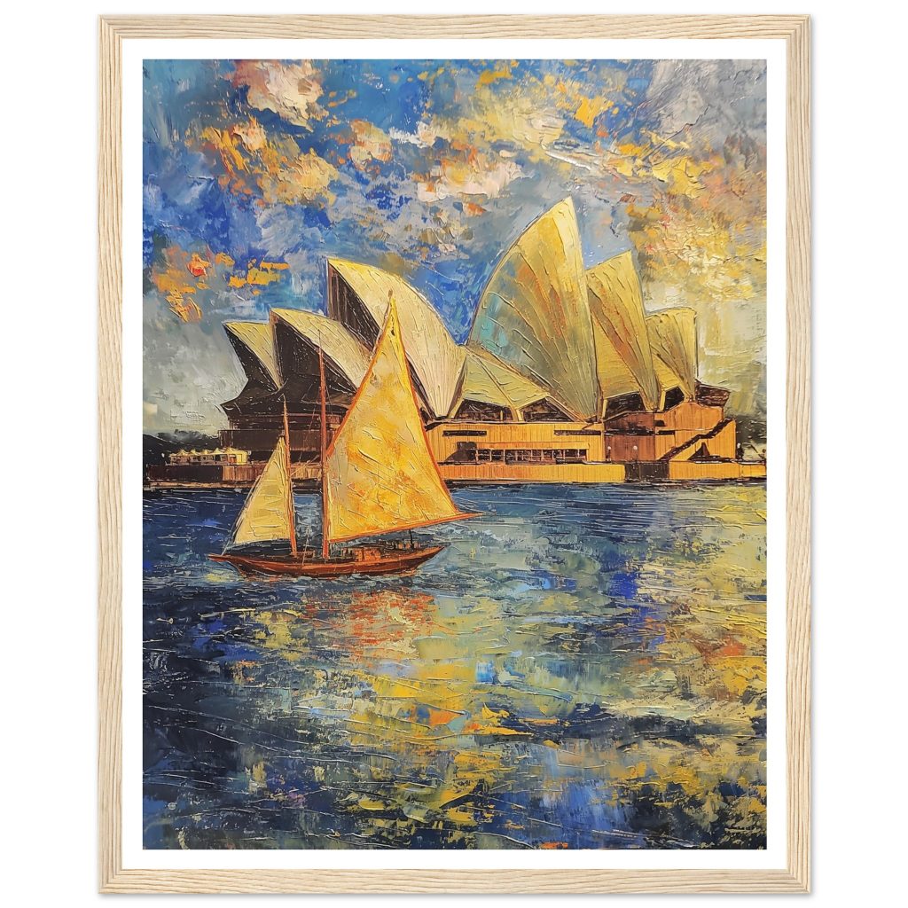 Sydney Opera House - Vincent van Gogh - Poster
