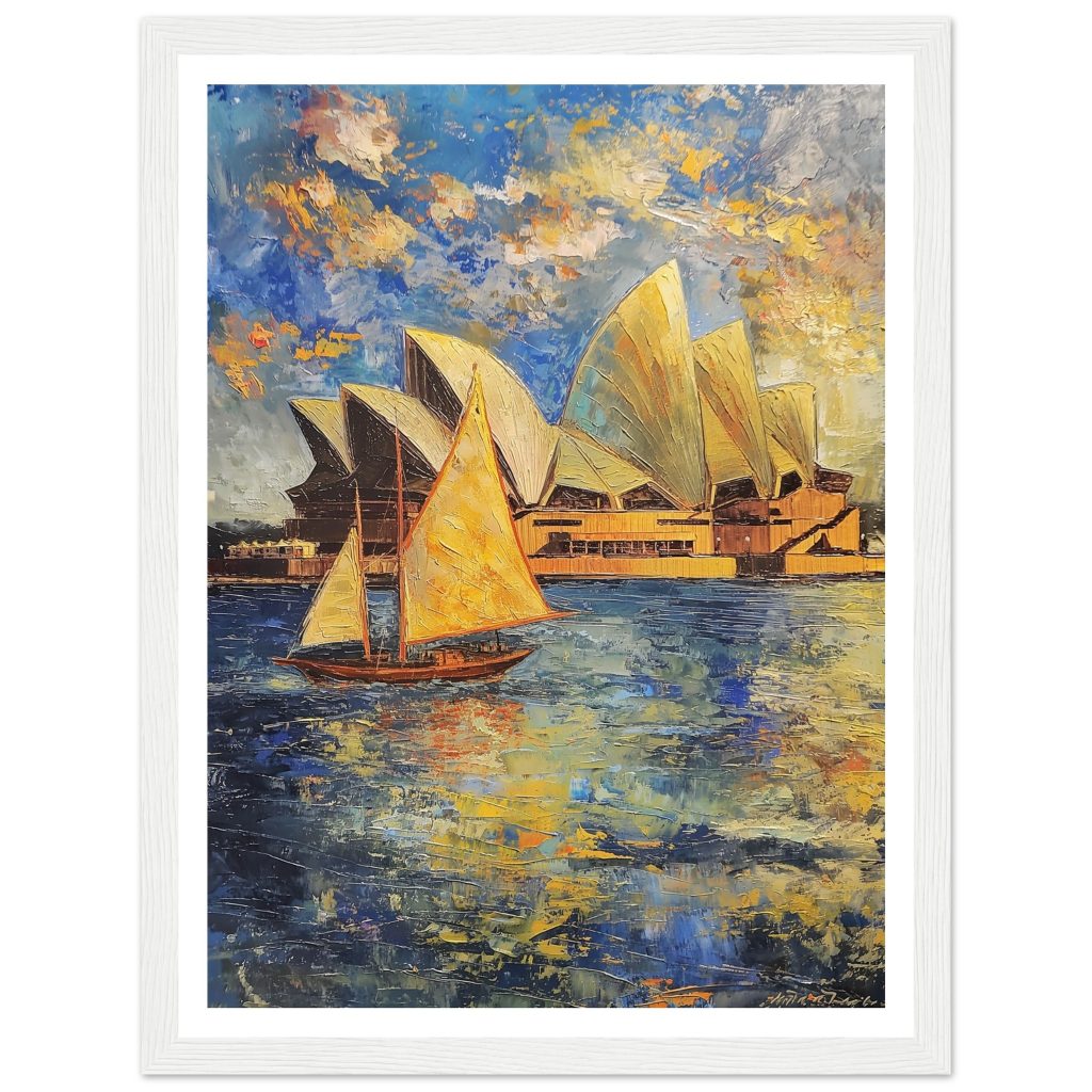 Sydney Opera House - Vincent van Gogh - Poster
