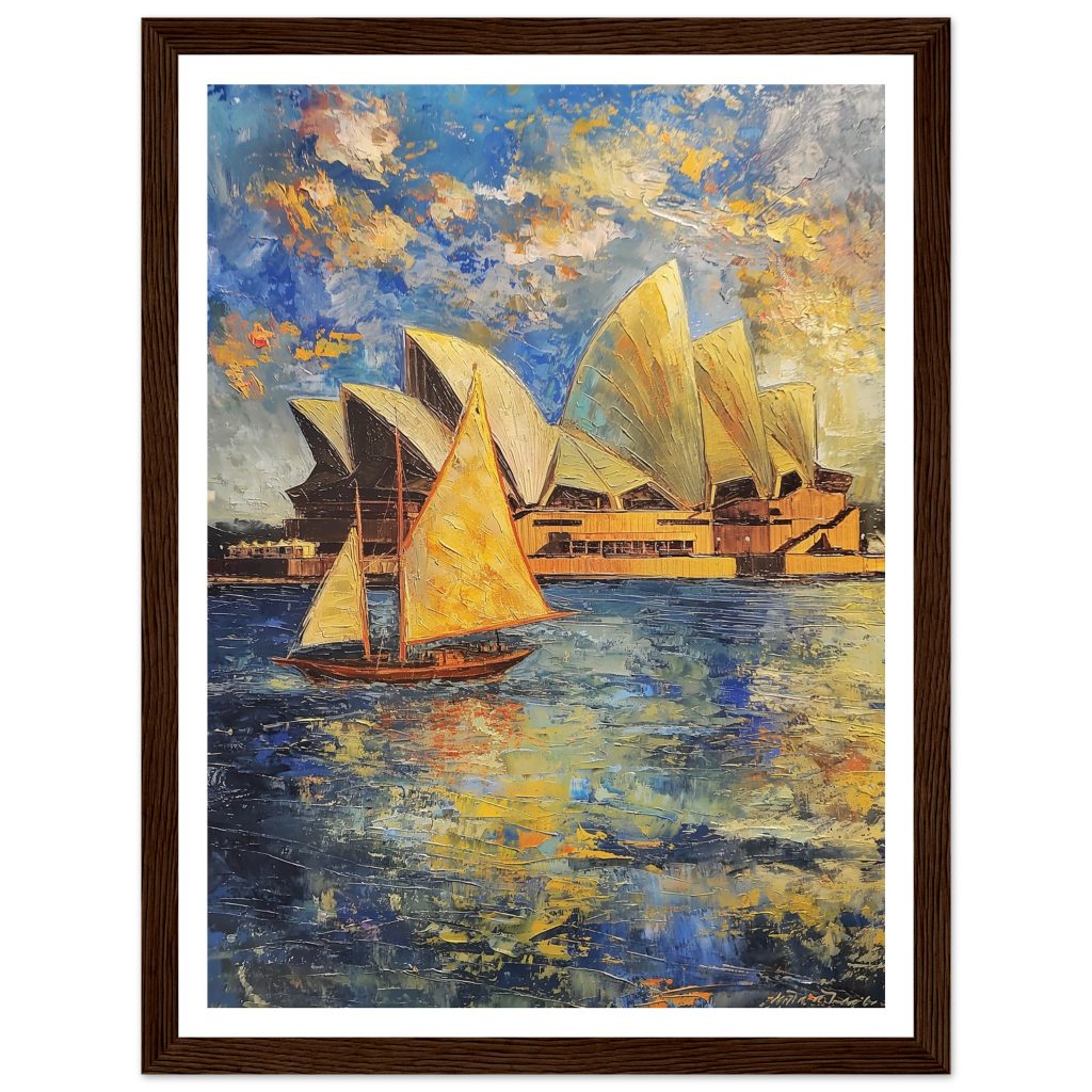 Sydney Opera House - Vincent van Gogh - Poster