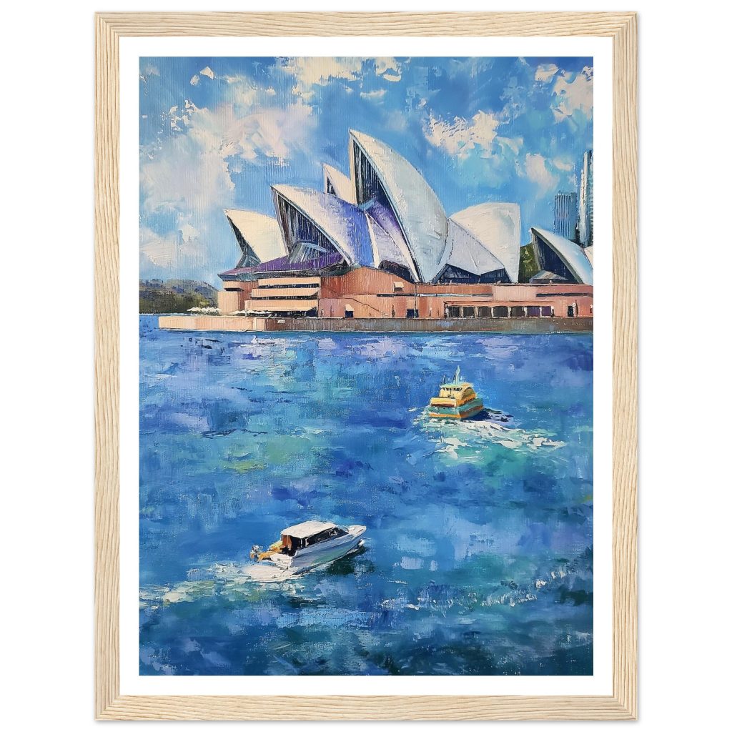 Sydney Opera House - Claude Monet - Poster