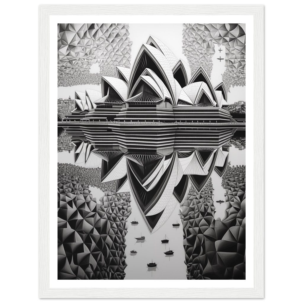 Sydney Opera House - M. C. Escher - Poster