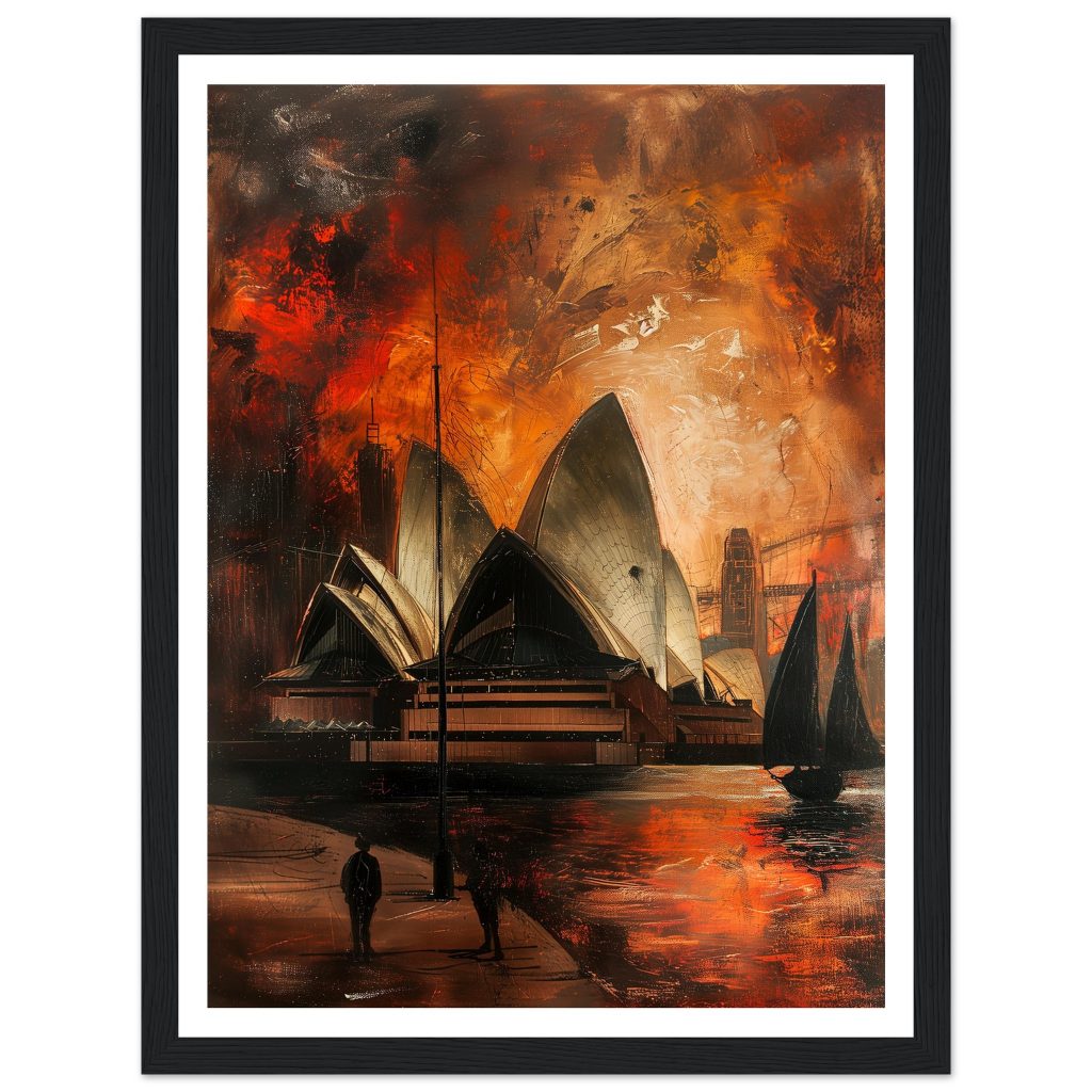 Sydney Opera House - Rembrandt - Poster