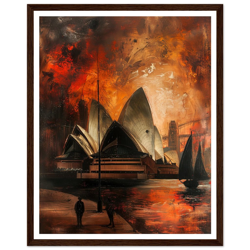 Sydney Opera House - Rembrandt - Poster