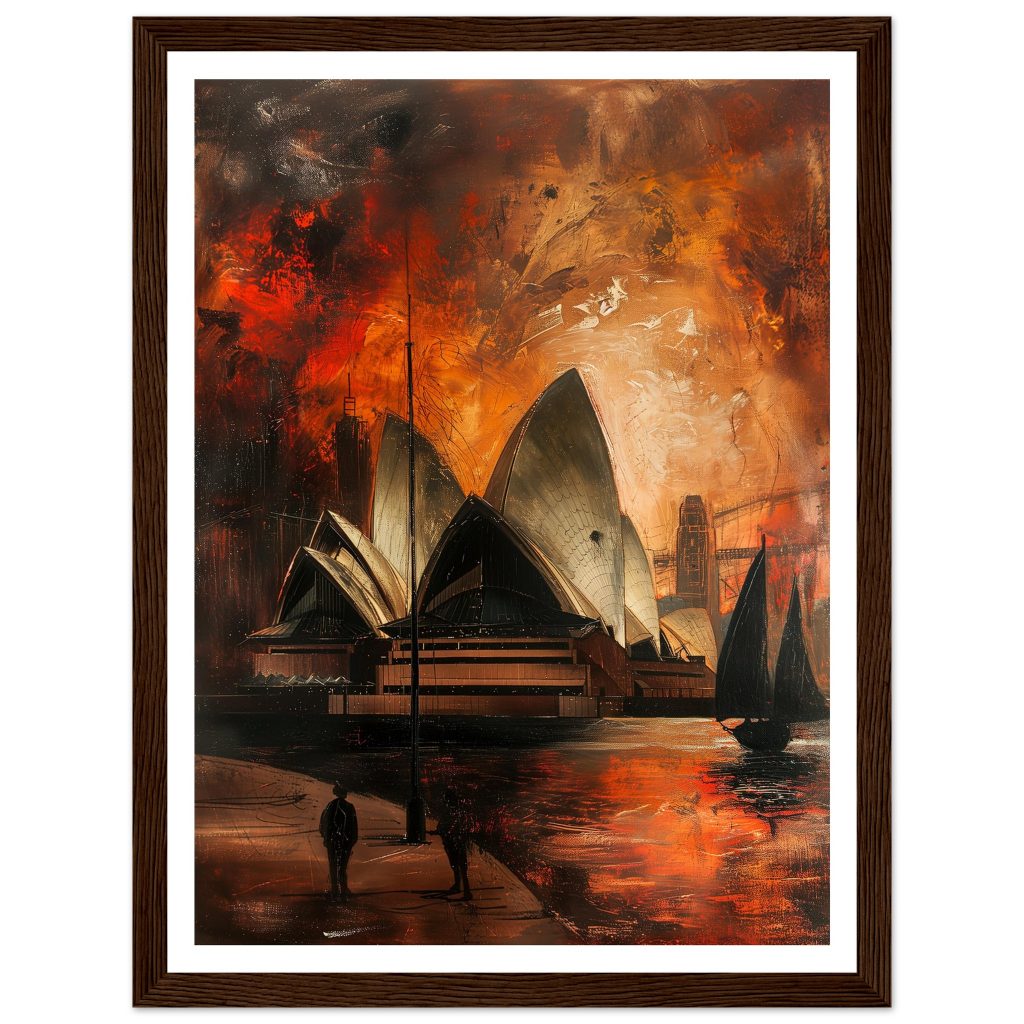Sydney Opera House - Rembrandt - Poster