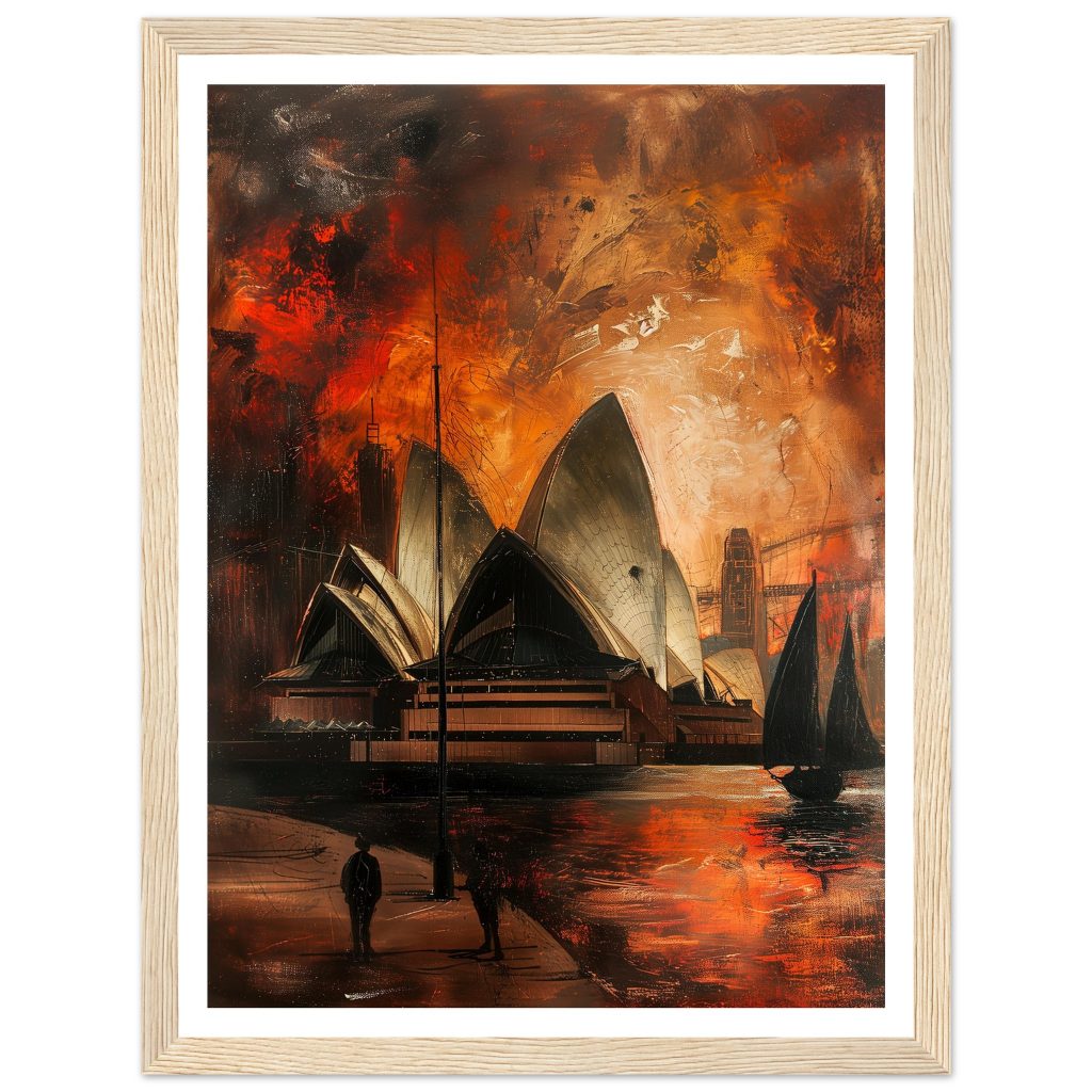 Sydney Opera House - Rembrandt - Poster