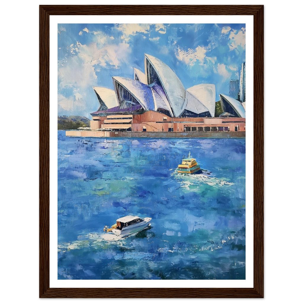 Sydney Opera House - Claude Monet - Poster