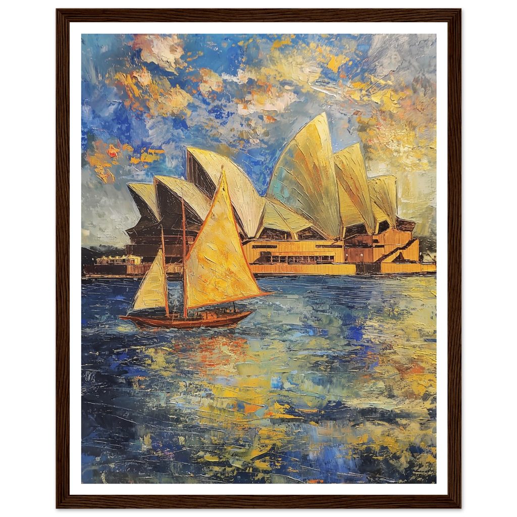 Sydney Opera House - Vincent van Gogh - Poster