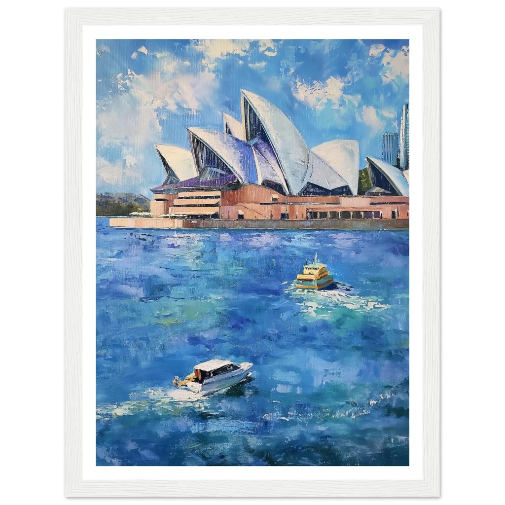 Sydney Opera House - Claude Monet - Poster