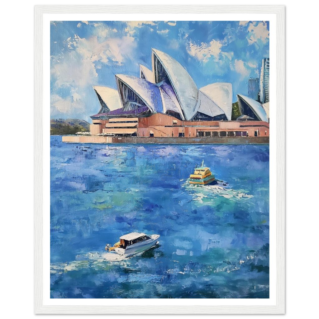 Sydney Opera House - Claude Monet - Poster