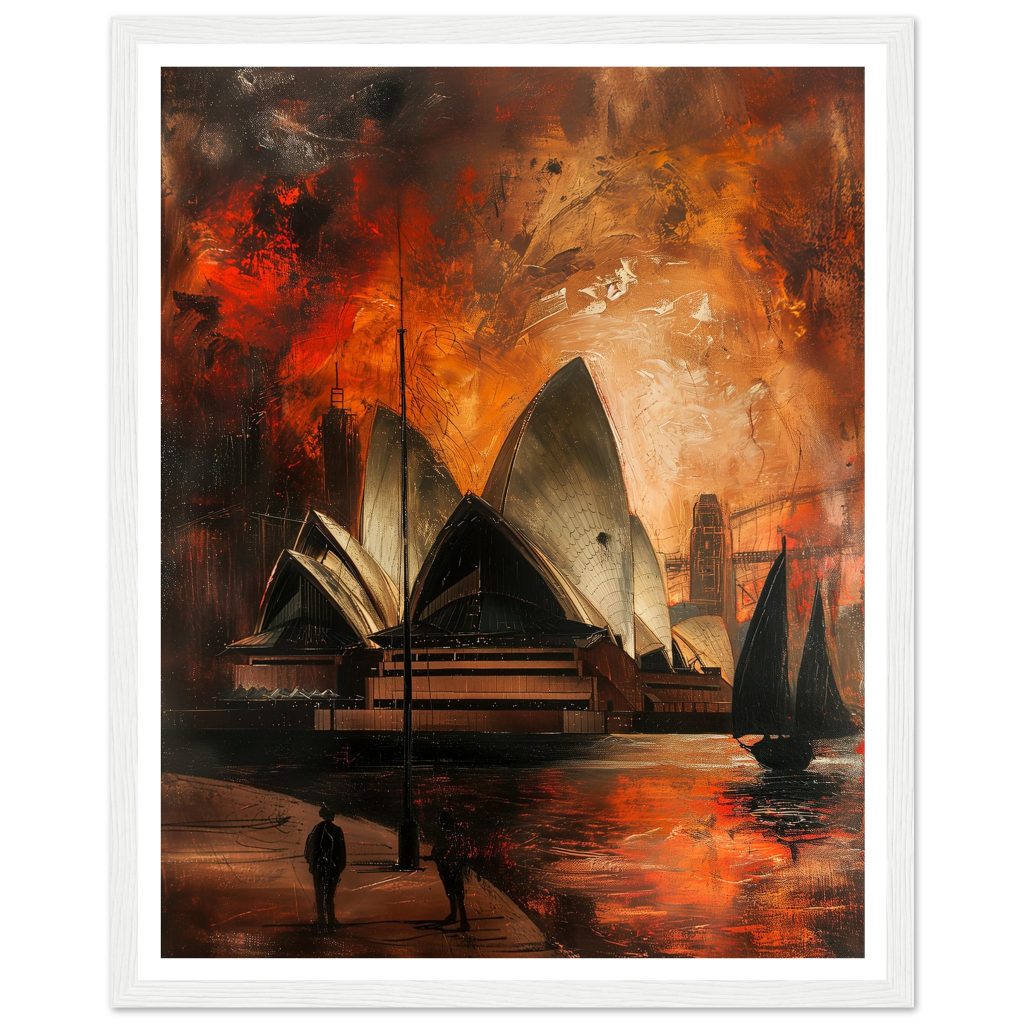 Sydney Opera House - Rembrandt - Poster