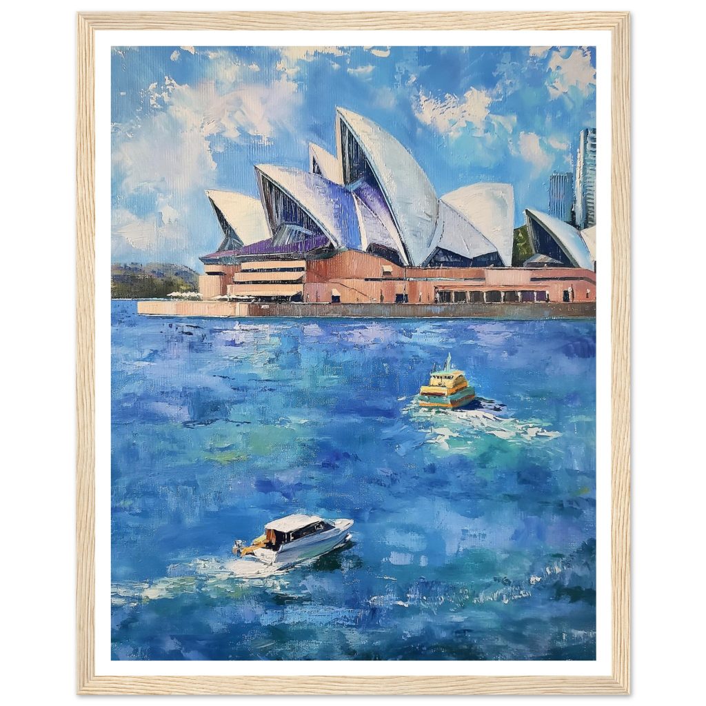 Sydney Opera House - Claude Monet - Poster