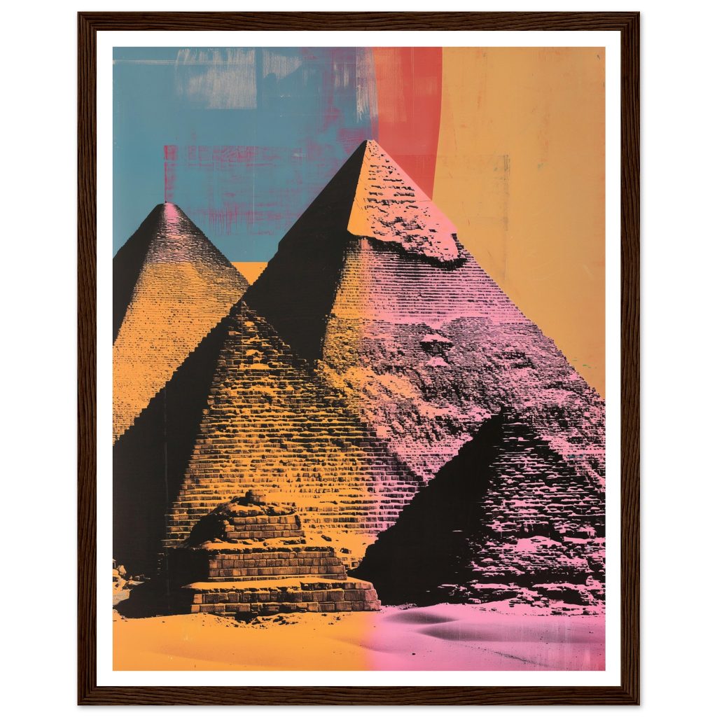 Pyramids of Giza - Andy Warhol - Poster