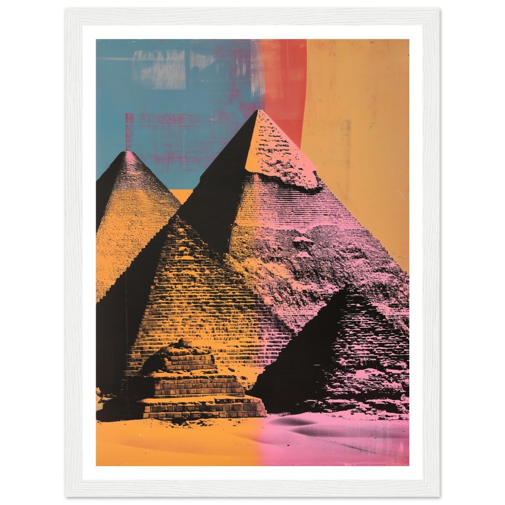 Pyramids of Giza - Andy Warhol - Poster