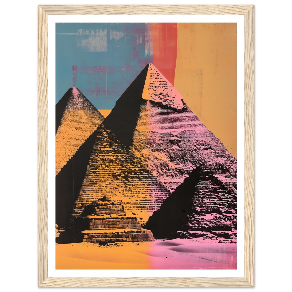 Pyramids of Giza - Andy Warhol - Poster