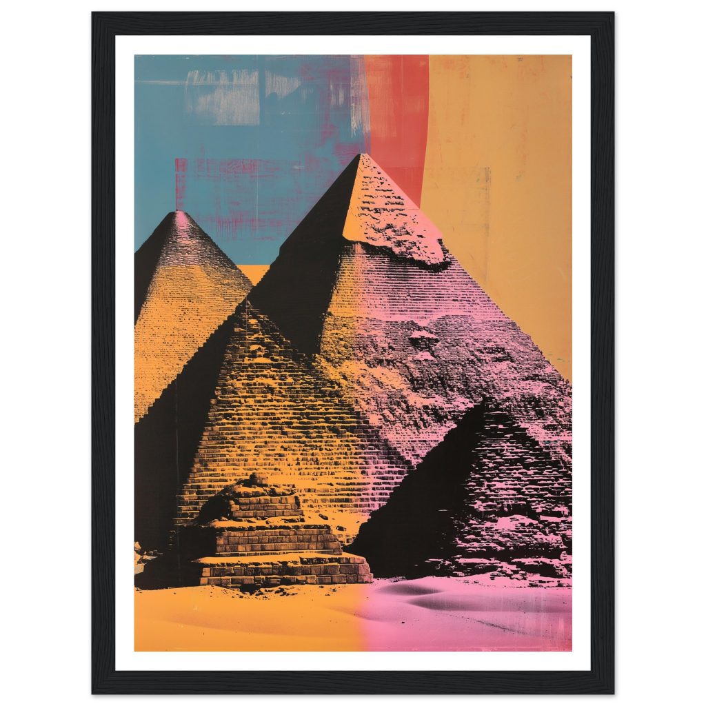 Pyramids of Giza - Andy Warhol - Poster