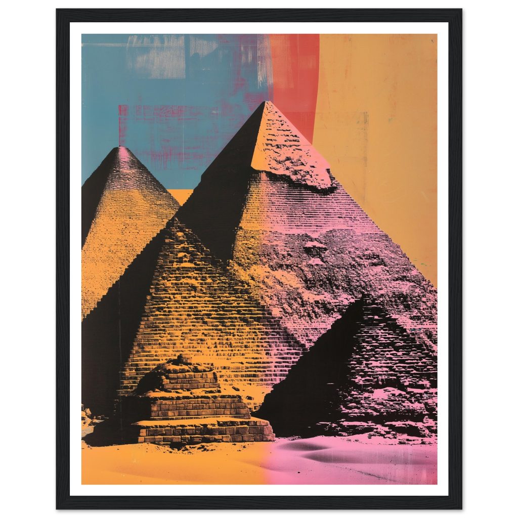 Pyramids of Giza - Andy Warhol - Poster