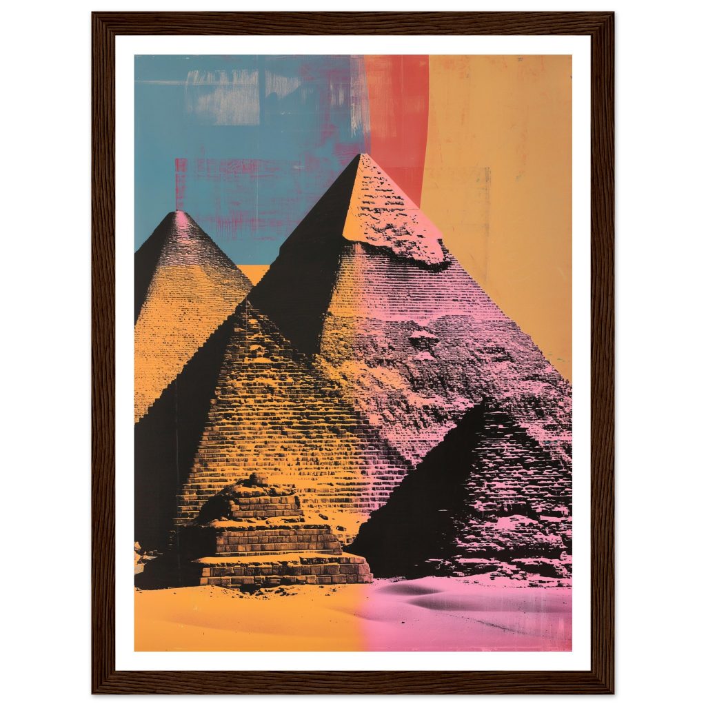 Pyramids of Giza - Andy Warhol - Poster