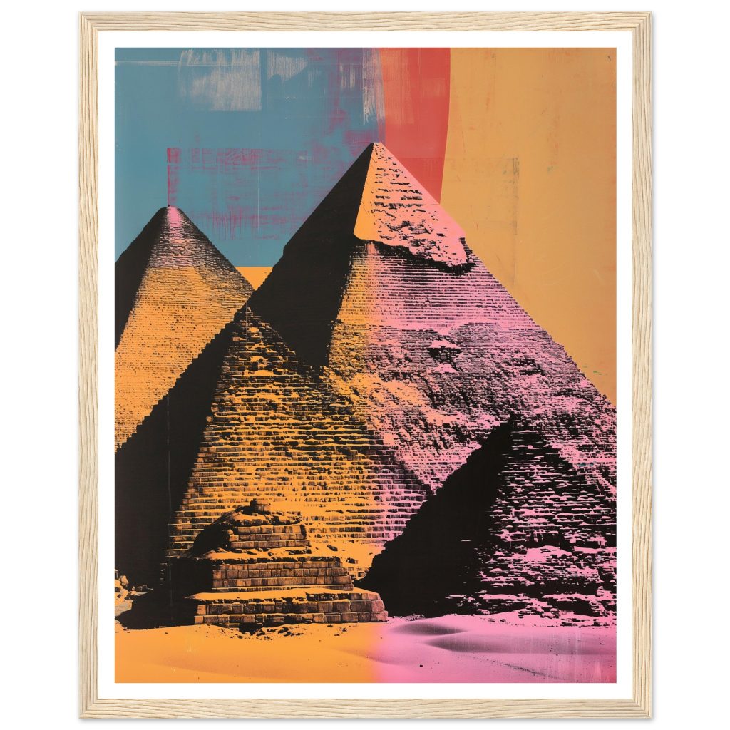 Pyramids of Giza - Andy Warhol - Poster