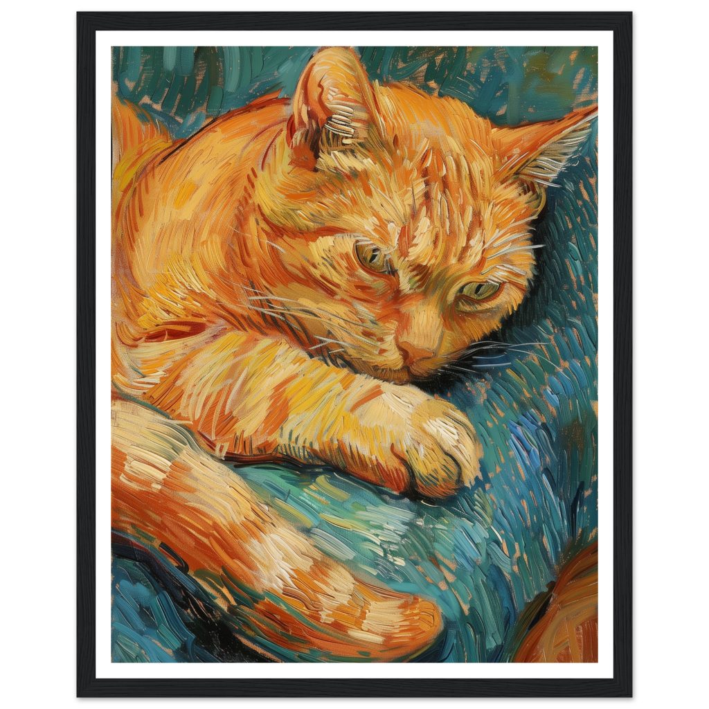 Ginger Cat - Vincent van Gogh - Poster