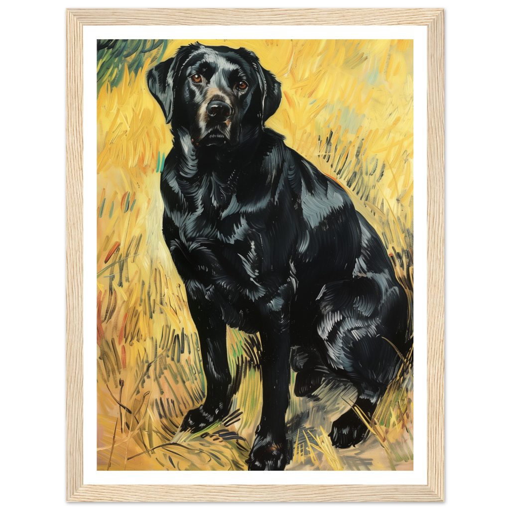 Black Labrador - Vincent van Gogh - Poster
