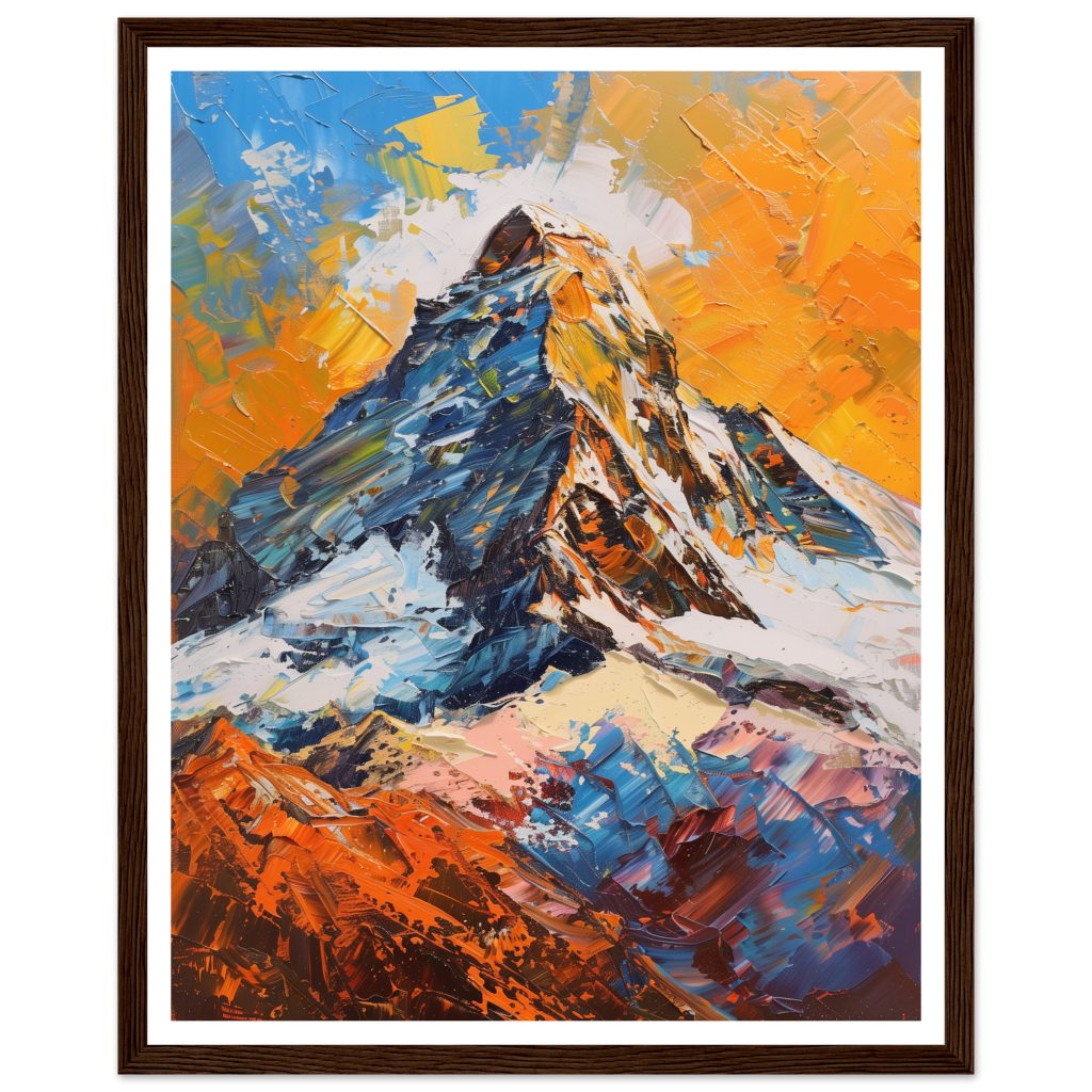 Mount Everest - Vincent van Gogh - Poster