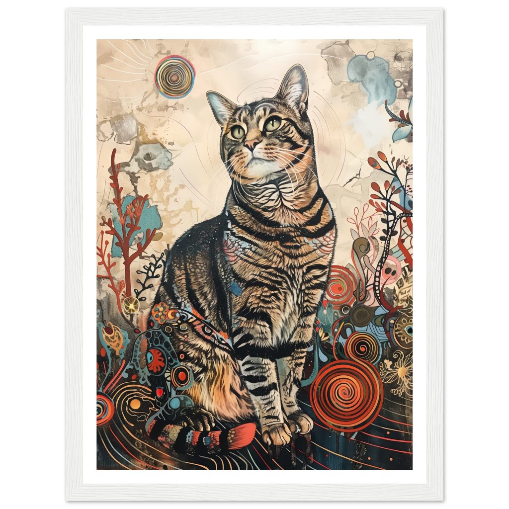 Tabby Cat - Salvador Dalí - Poster