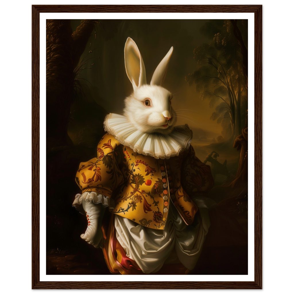 White Rabbit - Rembrandt van Rijn - Poster
