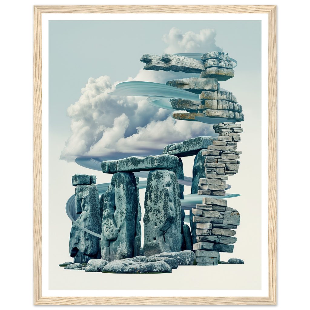 Stonehenge - Salvador Dalí - Poster