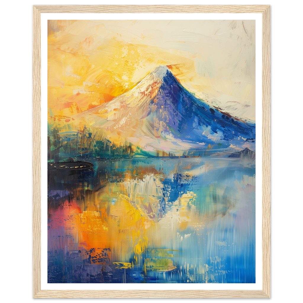 Mount Fuji - Claude Monet - Poster