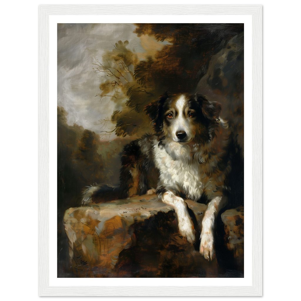 Border Collie - Rembrandt van Rijn - Poster