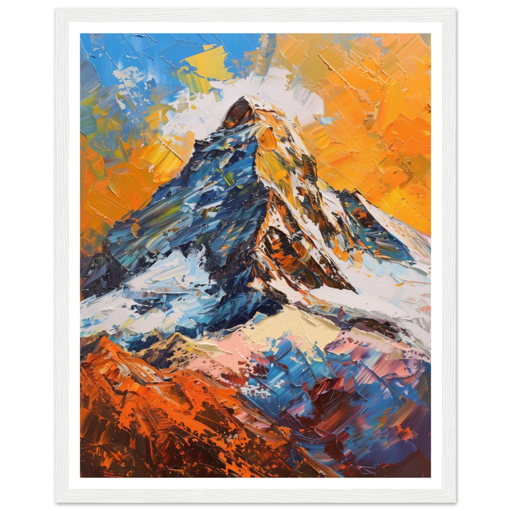 Mount Everest - Vincent van Gogh - Poster