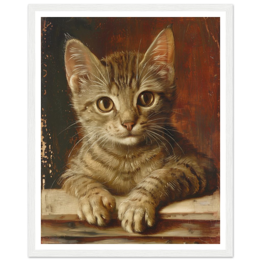 Tabby Cat - Leonardo da Vinci - Poster