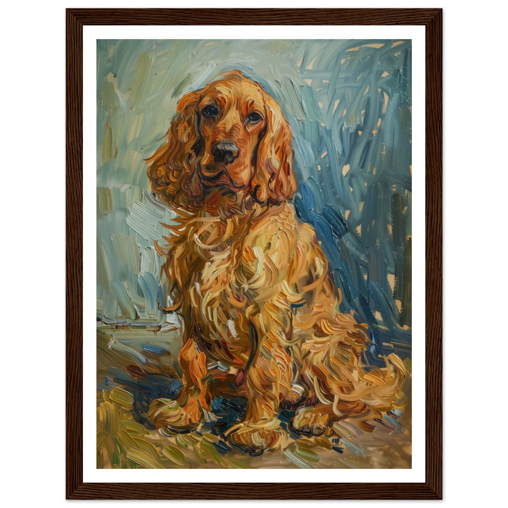 English Cocker Spaniel - Vincent van Gogh - Poster