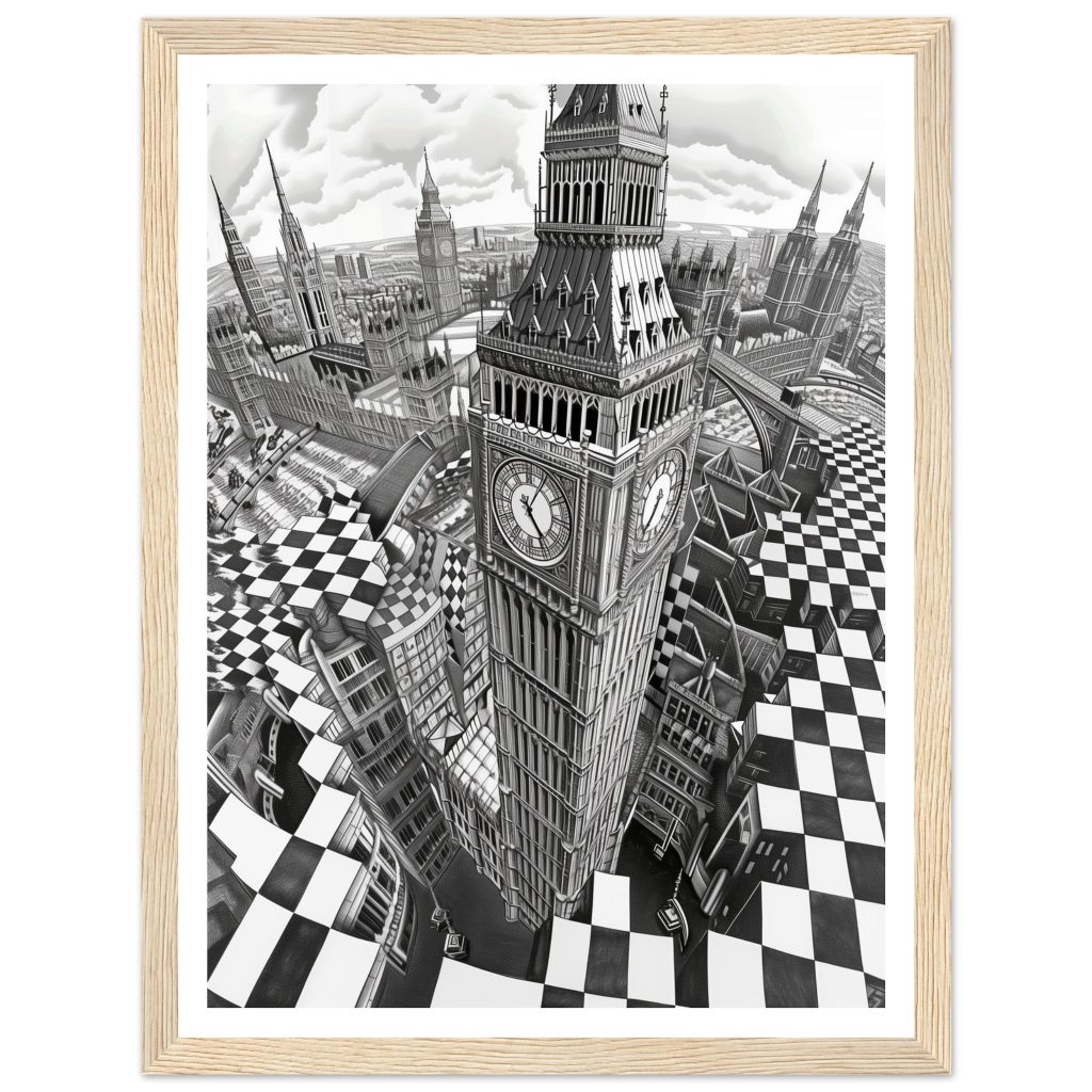 Big Ben - M.C. Escher - Series #2 - Poster