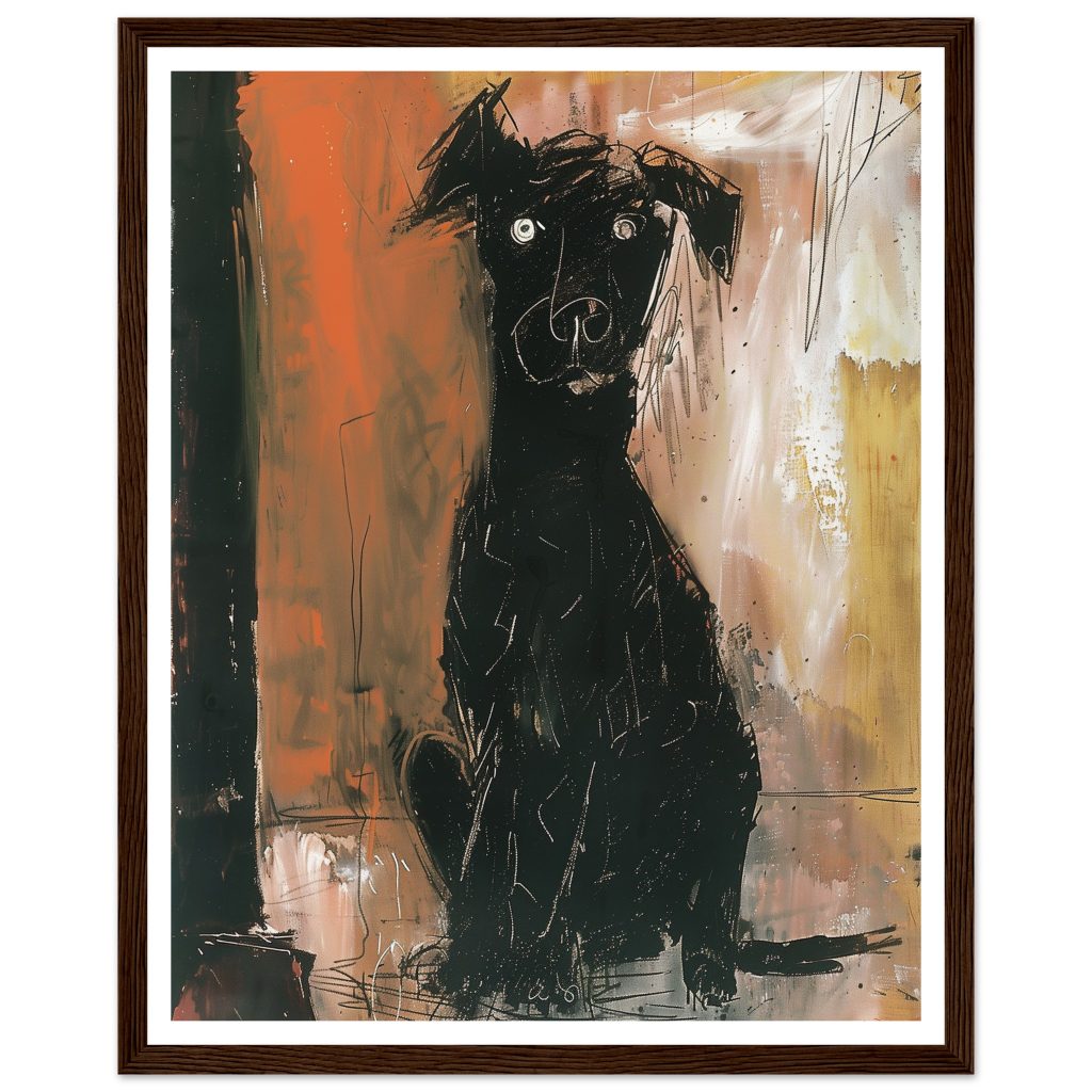 Black Labrador - Pablo Picasso - Poster